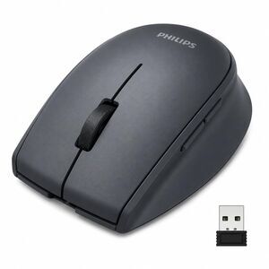 Philips 6000 Series Wireless Mouse 2.4G & Bluetooth Multi-Device Silent Black
